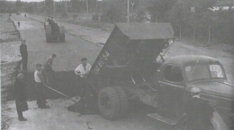 Асфальтирование дороги